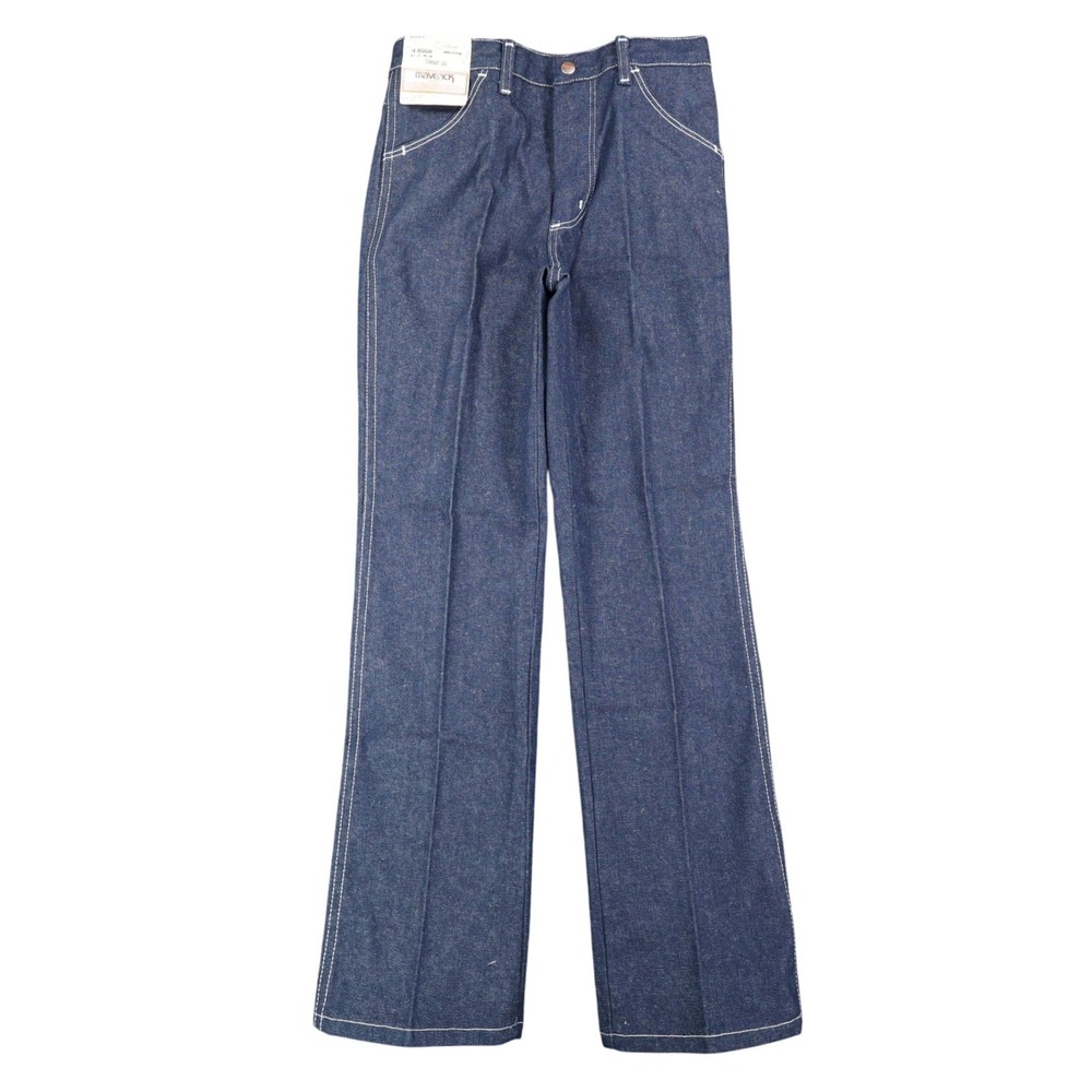 Maverick Straight Leg Jeans Boys 14 Regular Vintage 70s Blue Cotton USA Z135DAR